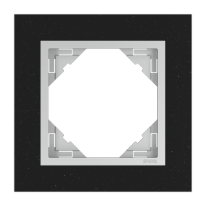 PETRA/Единична рамка, гранит - алуминий