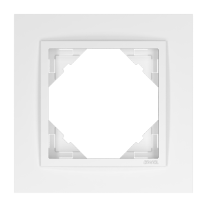 ANIMATO/Единична рамка, бяла - бяла