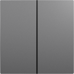 Двойна капачка за ключ - Сива