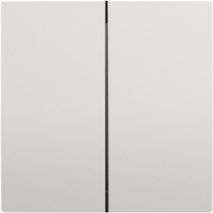 Двойна капачка за ключ - Бяла