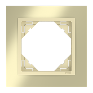 METALLO/Единична рамка, златна - златна