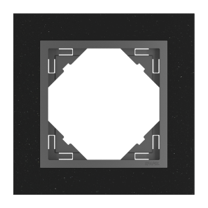 PETRA/Единична рамка, гранит - сива