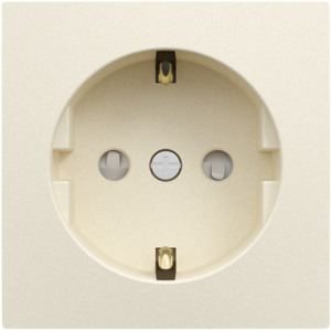 Капачка за контакт Schuko със защита - Перла