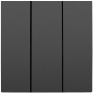 Тройна капачка за ключ - Черна