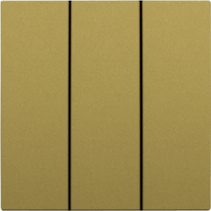 Тройна капачка за ключ - Златна