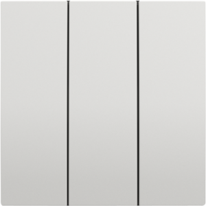 Тройна капачка за ключ - Бяла