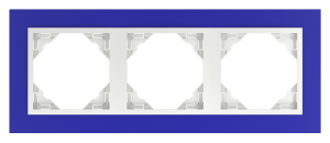 ANIMATO/Тройна рамка, син - лед