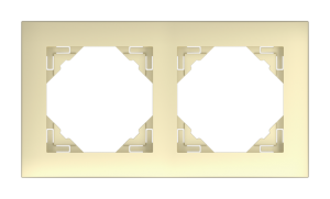 AQUARELLA/Двойна рамка - златна