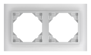 CRYSTAL/Двойна рамка - алуминий