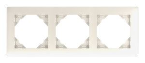 AQUARELLA/Тройна рамка - перла
