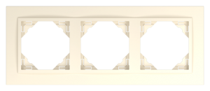 ANIMATO/Тройна рамка, слонова кост - слонова кост