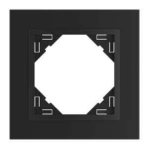 ANIMATO/Единична рамка, черна - черна