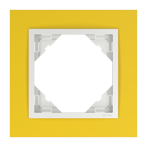 ANIMATO/Единична рамка,  жълта - лед