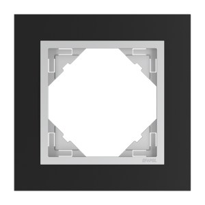 ANIMATO/Единична рамка, черна - алуминий