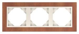 ARBORE/Тройна рамка, череша - перла