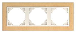 ARBORE/Тройна рамка, бук - перла