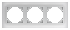 CRYSTAL/Тройна рамка - алуминий