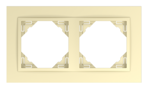 ANIMATO/Двойна рамка, златна - златна