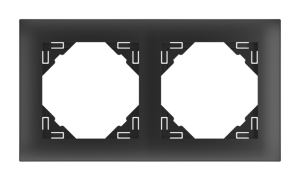 AQUARELLA/Двойна рамка - черна