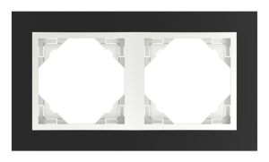 ANIMATO/Двойна рамка, черна - лед