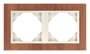 ARBORE/Двойна рамка, череша - перла