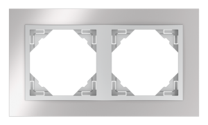 METALLO/Двойна рамка, метал - инокс