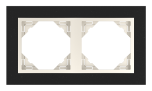 PETRA/Двойна рамка, гранит - перла