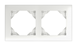 AQUARELLA/Двойна рамка - бяла