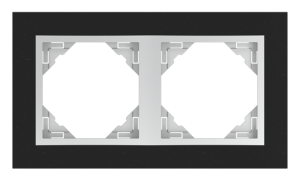 PETRA/Двойна рамка, гранит - алуминий