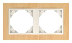 ARBORE/Двойна рамка, бук - перла