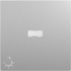 Капачка за ключ с подсветка със символ на лампа - Алуминий