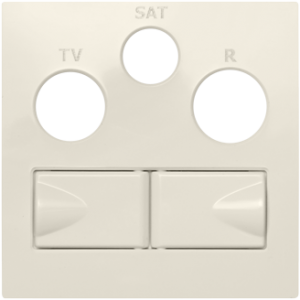 Капачка за R - TV - SAT мултимедийни контакти - Перла