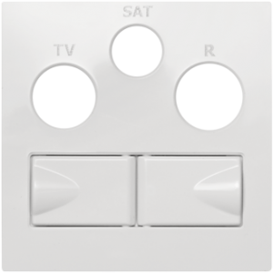 Капачка за R - TV - SAT мултимедийни контакти - Лед