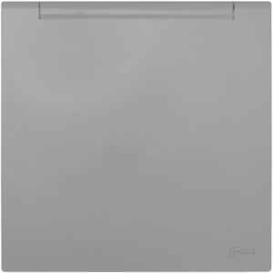 Влагозащитена капачка за контакт Schuko - Алуминий