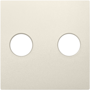 Капачка за аудио гнездо с винтови клеми - Перла