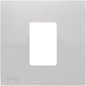 Капачка за телефонна розетка - Бяла