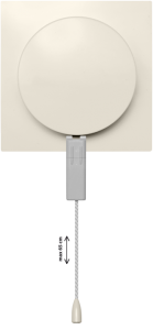 Капачка за ключ с въже - Перла