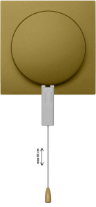 Капачка за ключ с въже - Златна