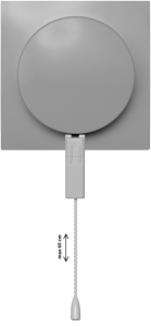 Капачка за ключ с въже - Алуминий