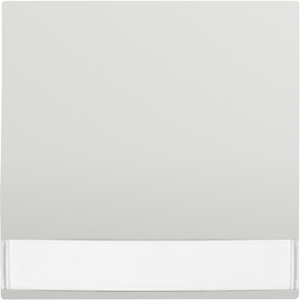 Капачка за ключ с идентификационна карта - Бяла