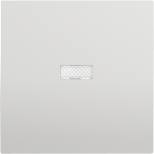 Капачка за ключ с подсветка - Бяла